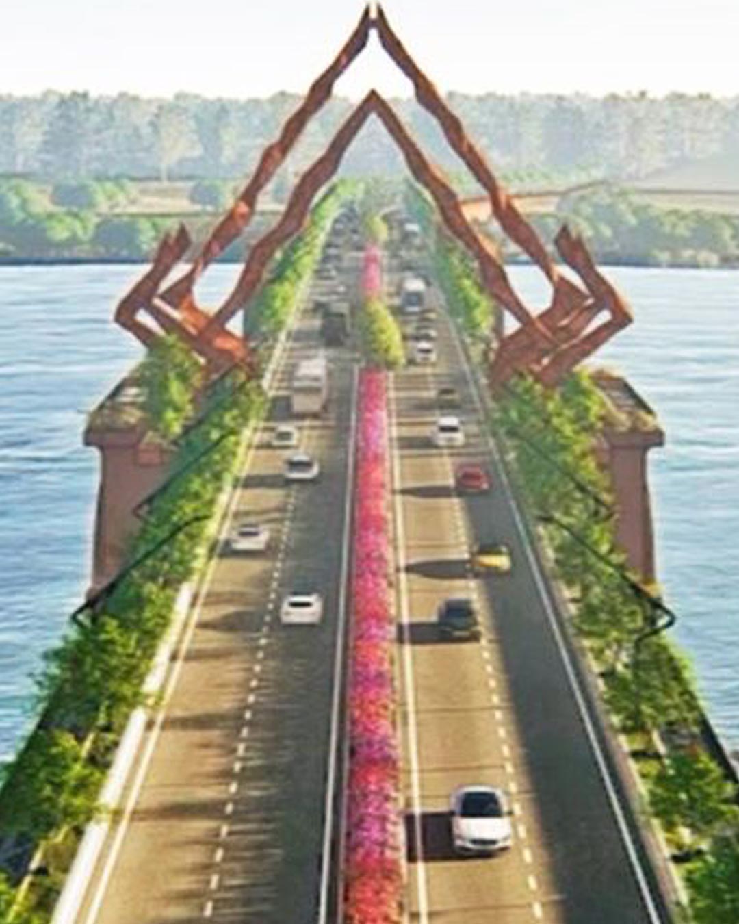 Belum Diresmikan, Jembatan Pandansimo Sukses Tarik Perhatian