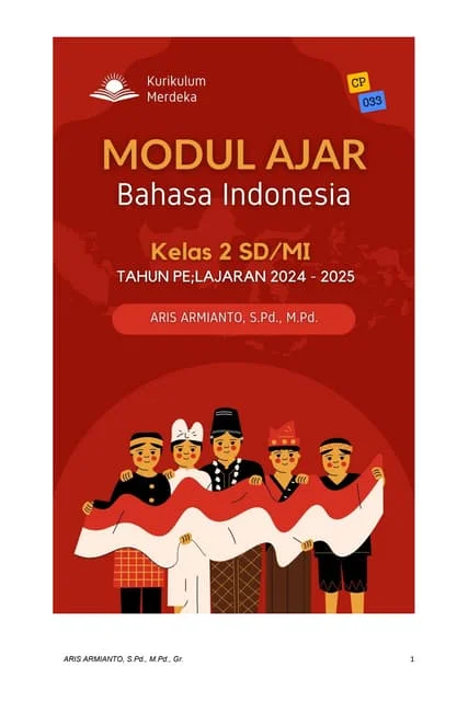 Modul Ajar Bahasa Indonesia Kelas 2 Bab 1 Bagian 2 Semester 1