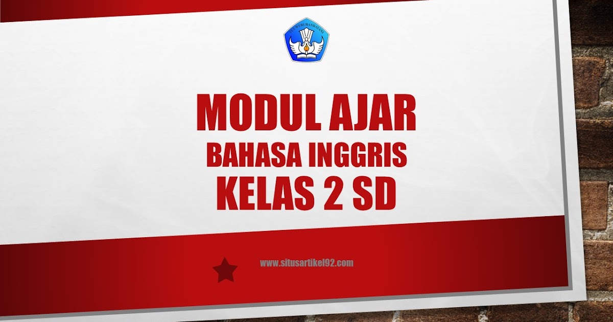 Modul Ajar Bahasa Inggris Kelas 2 Bab 2 Semester 1, Kurmer