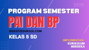 Prota dan Promes PAI Kelas 5 Semester 1 Deep Learning